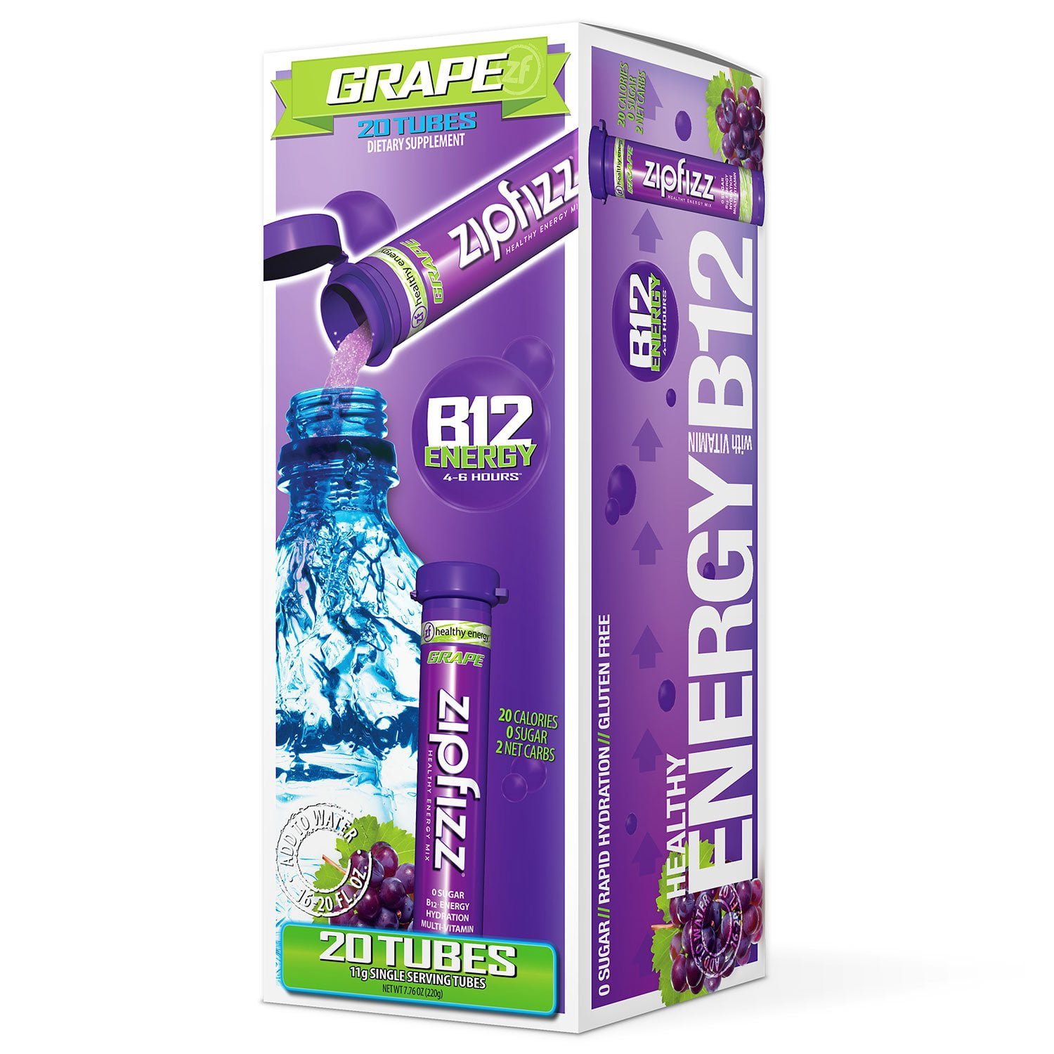 0ddeab72-c196-4e03-96b1-0e22dc2fe3d2.b75cc8f8db3877dda311f7645f75bc54.jpeg Zipfizz Energy Drink Mix, Grape (20 ct.) - Image 1