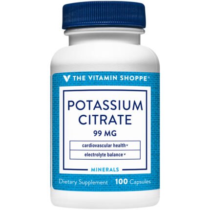 Potassium Citrate - 99 MG (100 Capsules) — product packaging
