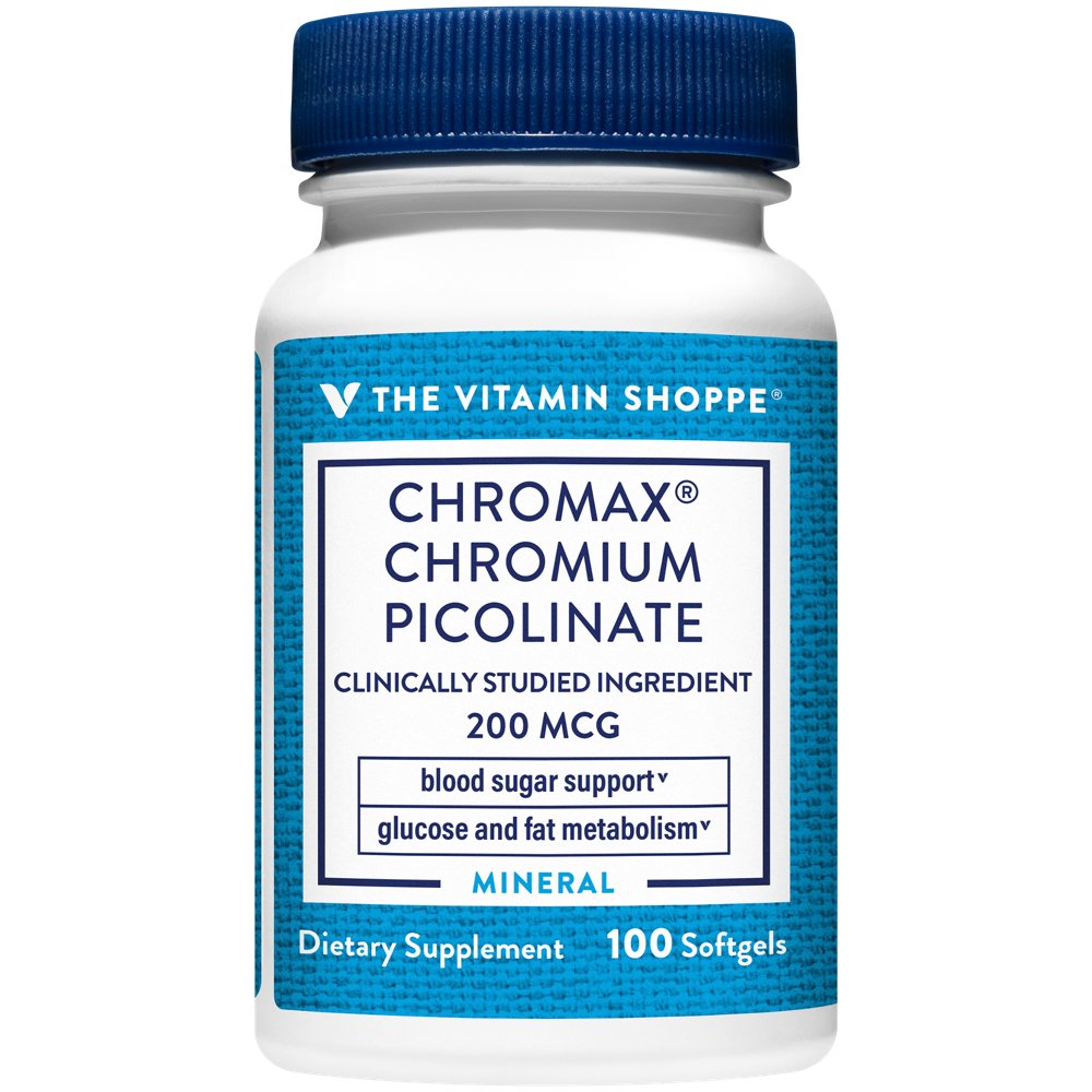 Chromax Chromium Picolinate - 200 MCG (100 Softgels) Chromax Chromium Picolinate - 200 MCG (100 Softgels) — product packaging