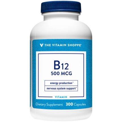 Vitamin B12 - 500 MCG (300 Capsules) — product packaging