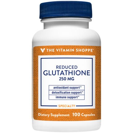 Reduced Glutathione Antioxidant - 250 MG (100 Capsules) — product packaging