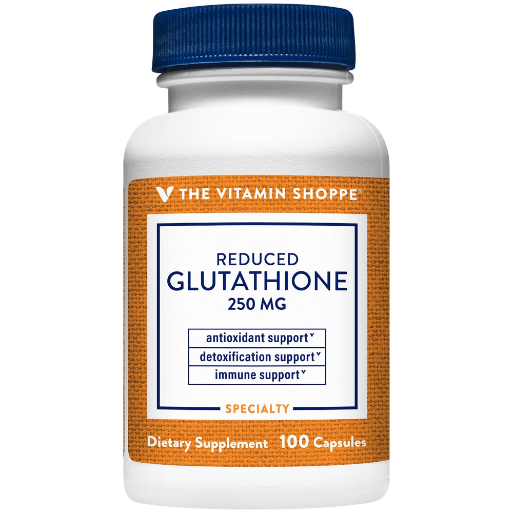 Reduced Glutathione Antioxidant - 250 MG (100 Capsules) Reduced Glutathione Antioxidant - 250 MG (100 Capsules) — product packaging