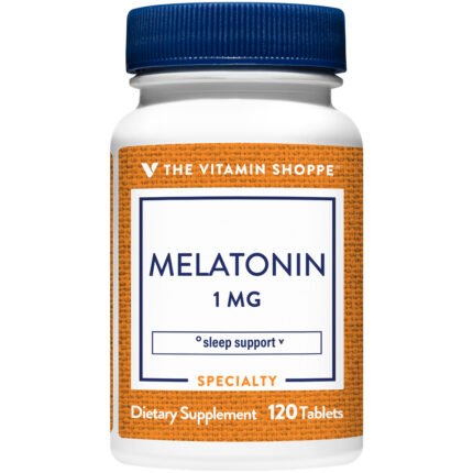 Melatonin for Sleep Support - 1 MG (120 Tablets) — product packaging