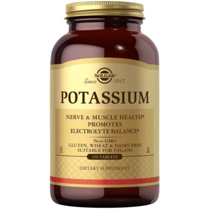 Potassium - 99 MG (250 Tablets) — product packaging