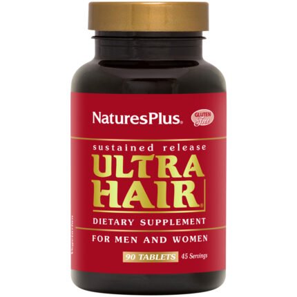 Ultra Hair for Men & Women - Sustained Release (90 Tablets) — product packaging