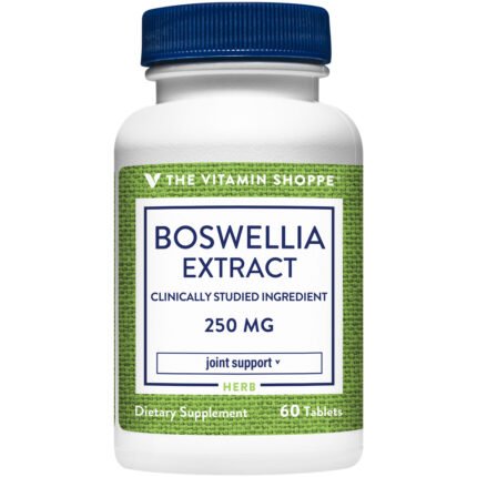 Boswellia Serrata Standardized Extract - 250 MG - 20% B-Boswellic Acid (60 Tablets) — product packaging