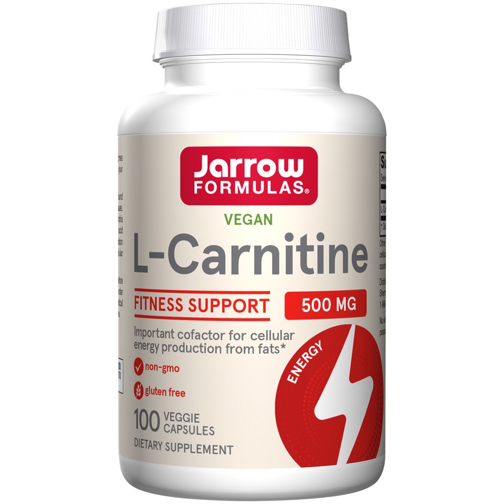L-Carnitine Amino Acid - 500 MG (100 Capsules) L-Carnitine Amino Acid - 500 MG (100 Capsules) — product packaging