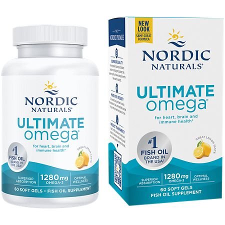 1614452_01.jpg Ultimate Omega - 1,280 MG Total Omega-3s - Lemon (60 Softgels) - Image 1