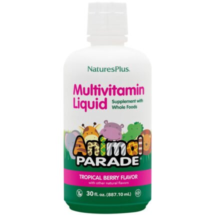Animal Parade Liquid Multivitamin for Kid's - Tropical Berry (30 Fluid Ounces) — product packaging