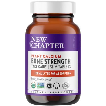 Bone Strength Take Care - Plant Calcium for Strong Bones (120 Tablets) — product packaging