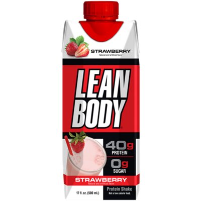 Labrada Nutrition Lean Body Protein Shake – Strawberry (17 Fl Oz. / 12 Drinks)