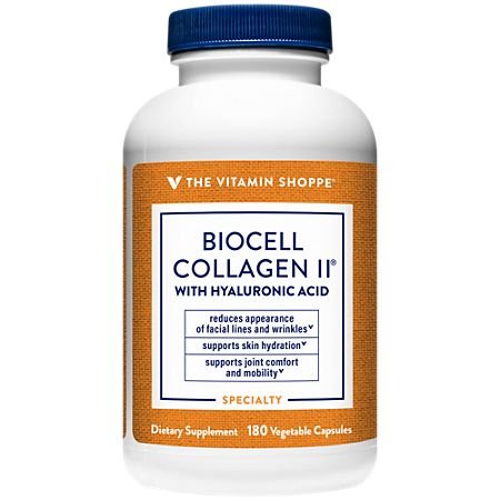 Bottle photograph of a BioCell Collagen II capsule combination product