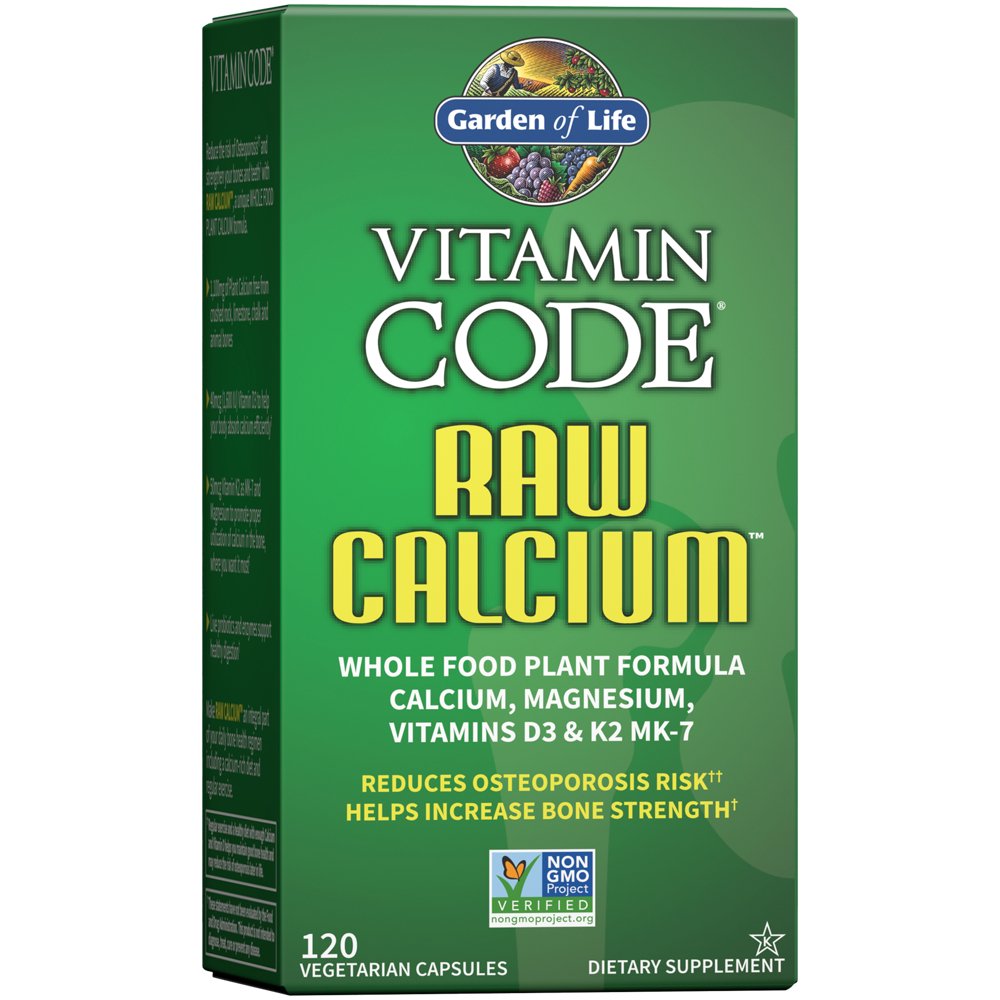Vitamin Code Raw Calcium - Whole Food Plant Formula (120 Vegan Capsules) Vitamin Code Raw Calcium - Whole Food Plant Formula (120 Vegan Capsules) — product packaging