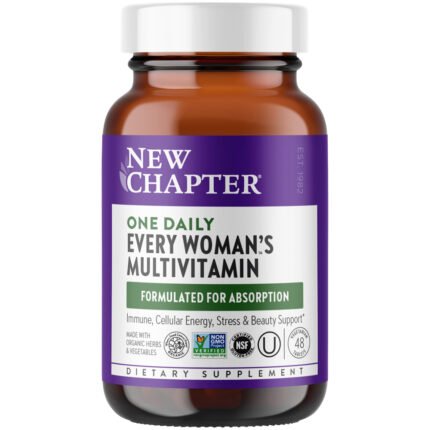 Organic Multivitamin for Every Woman - Whole-Food Complex - Once Daily (48 Tablets) — product packaging