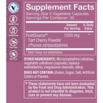Freeze-dried Tart Cherry - Gluten-free (90 Vegetarian Capsules) - Image 2
