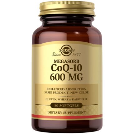 Megasorb CoQ-10 - 600 MG (30 Softgels) — product packaging