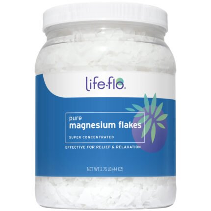 Pure Magnesium Flakes for Body & Foot Soaks (2.75 Pounds) — product packaging