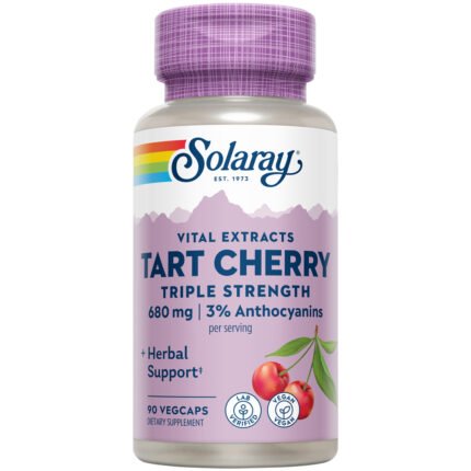 Triple Strength Tart Cherry - 3% Anthocyanins Per Serving (90 Capsules) — product packaging