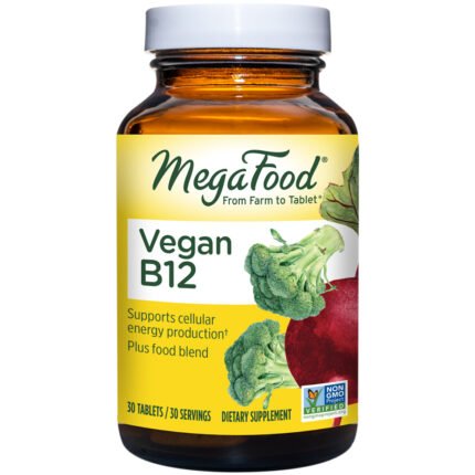 Vegan Vitamin B12 - Nourish, Energize, Awaken (30 Tablets) — product packaging