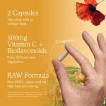 Vitamin Code Raw Vitamin C - 500 MG Whole&nbsp;Food Vitamin C with Bioflavonoids (120 Vegan Capsules) - Image 5