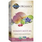 Garden of Life Organics Women’s Multi 40+ - Whole Food Multivitamin (120 Vegan Tablets)