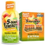 5-hour ENERGY Shot, Extra Strength, Peach Mango 1.93 oz., 24  pk.