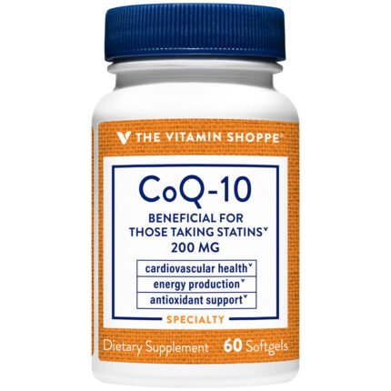 CoQ-10 - 200 MG (60 Softgels) — product packaging