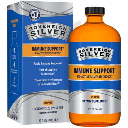 Bio-Active Silver Hydrosol Liquid (32 Fluid Ounces) — product packaging