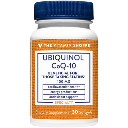 Ubiquinol CoQ-10 - 100 MG (30 Softgels) — product packaging