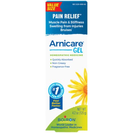 Arnicare Gel for Pain Relief - Homeopathic Medicine - Value Size (4.1 oz.) — product packaging