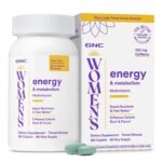 GNC Women's Energy & Metabolism Multivitamin V2 - 180 Caplets (90 Servings)