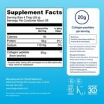 Collagen Peptides Powder - Hair, Skin, Nails & Joint Support - Unflavored (20 oz. / 28 Servings) - Image 2