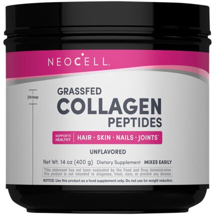 Grassfed Collagen Peptides Powder - Hair, Skin, Nail, Joint, and Bone Support - Unflavored (40 Servings) — product packaging