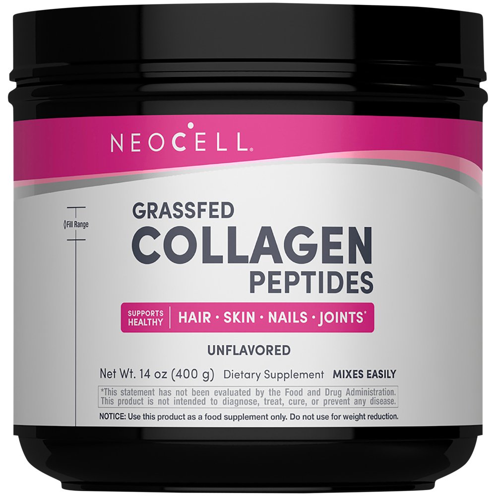 Grassfed Collagen Peptides Powder - Hair, Skin, Nail, Joint, and Bone Support - Unflavored (40 Servings) — product packaging