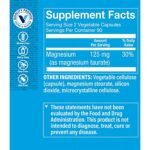 Magnesium Taurate - 125 MG (180 Vegetable Capsules) - Image 2