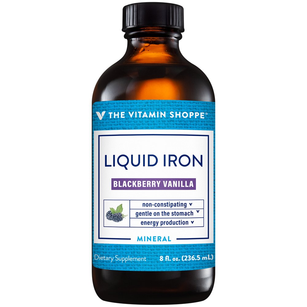 Liquid Iron - Easily Absorbed & Non-Constipating - Blackberry Vanilla Flavor (8 fl. oz.) Liquid Iron - Easily Absorbed & Non-Constipating - Blackberry Vanilla Flavor (8 fl. oz.) — product packaging
