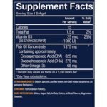 Premium Wild Alaskan Fish Oil with Vitamin D3 - 1,100 MG EPA/DHA (120 Softgels) - Image 2