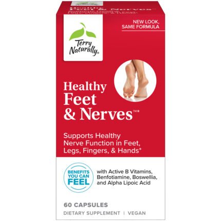 Healthy Feet & Nerves for Healthy Nerve Function in Feet, Legs & Fingers (60 Capsules) — product packaging