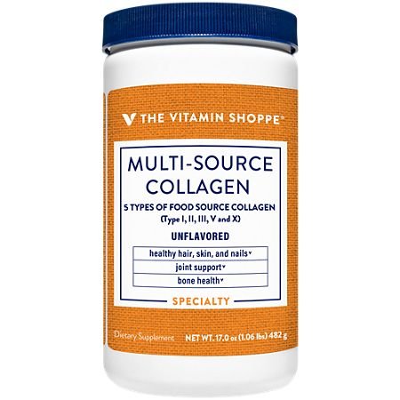 2189835_01.jpg Multi-Source Collagen Powder - 5 Types of Collagen to Support Hair, Skin & Nails - Unflavored (45 Servings) - Image 1
