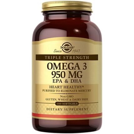 Triple Strength Omega 3 - 950mg EPA & DHA (100 Softgels)