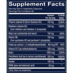 Bioactive B-Complex - Vitamin B + Active Coenzymes for Energy Production (120 Vegetable Capsules) - Image 2