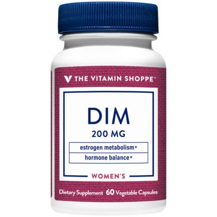 DIM with BioPerine - 200 MG (60 Vegetarian Capsules) — product packaging
