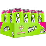 GHOST Energy Drink – WarHeads Sour Watermelon (12 Drinks, 16 Fl Oz. Each)