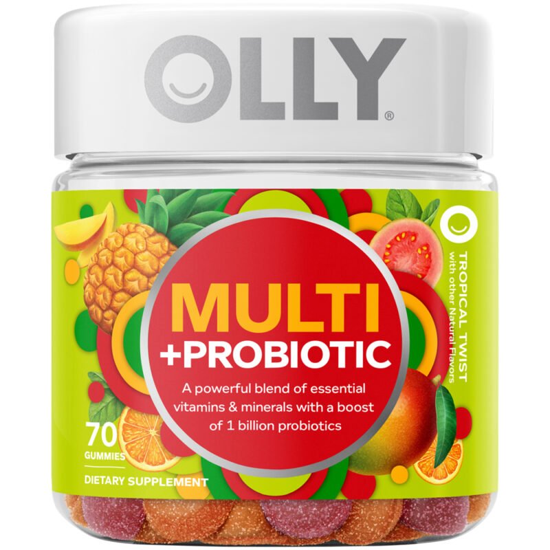 Adult Multi + Probiotic Gummy - Tropical Twist (70 Gummies) — product packaging