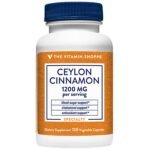 Ceylon Cinnamon for Cholesterol Support - 1,200 MG per serving (120 Vegetarian Capsules)