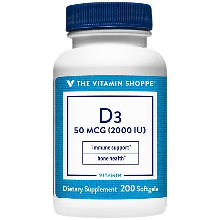 2229342_01.jpg Vitamin D3 - 2,000 IU (200 Softgels) - Image 1