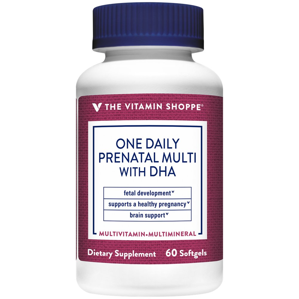 One Daily Prenatal Multivitamin with DHA (60 Softgels) One Daily Prenatal Multivitamin with DHA (60 Softgels) — product packaging