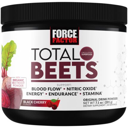 Total Beets Powder with Organic Beetroot - Circulation Support - Black Cherry (7.1 oz./30 Servings) — product packaging