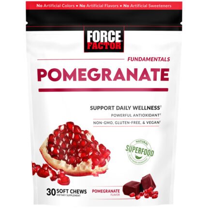 Pomegranate Chews - Daily Wellness & Antioxidant Support (30 Soft Chews) — product packaging