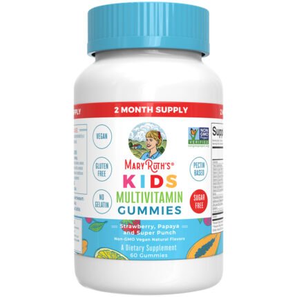Kids Multivitamin Gummies - Strawberry, Papaya & Super Punch (60 Gummies) — product packaging